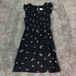 Girls Daisy Print Dress